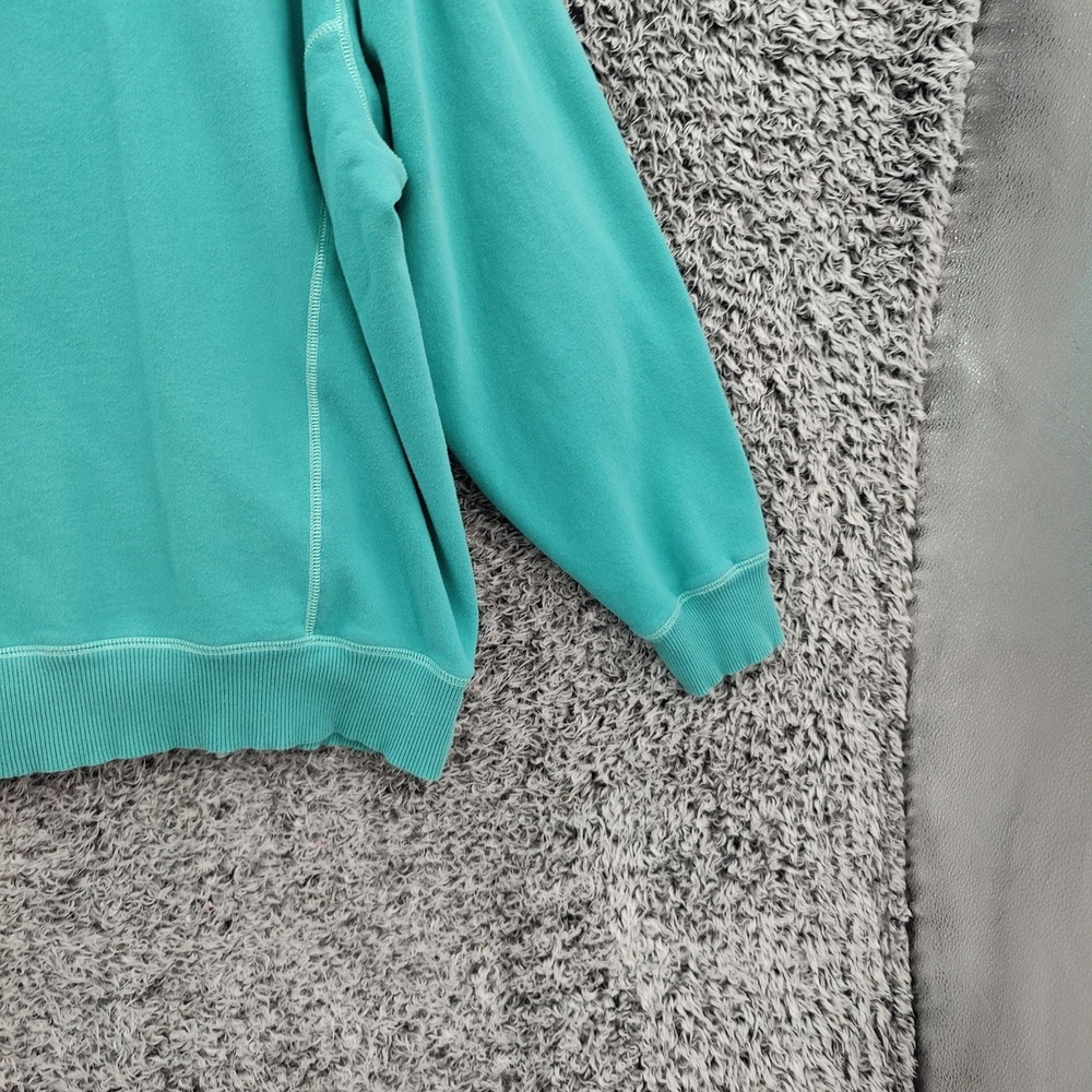 Life is Good Women Gorpcore Granola Zip Hoodie XXL Teal Relaxed Fit Fleece Logo - Picture 15 of 16